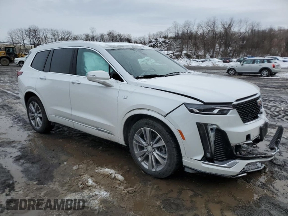 2024 Cadillac XT6 AWD Premium Luxury с VIN 1GYKPDRS7RZ701332, выставлен на аукционе Copart как лот 44737765 с пробегом 16 347 миль миль и Списание • Salvage title. История ставок и продаж доступна на DreamBid. Изображение 4.