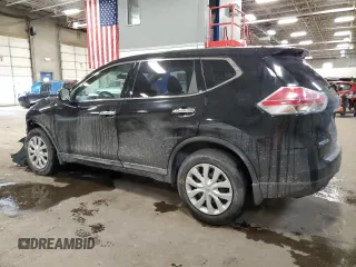 2014 Nissan Rogue S with VIN 5N1AT2MV5EC856022, listed as a Copart auction lot 44601055 with 95,637 mi miles and Salvage Title. Bid and sale history available at carsss.com. Image 2.