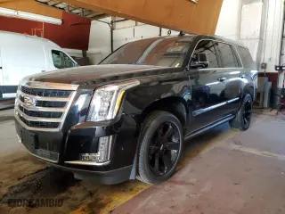 2017 Cadillac Escalade Premium Luxury with VIN 1GYS4CKJ7HR292459, listed as a Copart auction lot 82529053 with 64,310 mi miles and Salvage Title. Bid and sale history available at carsss.com. Image 1.