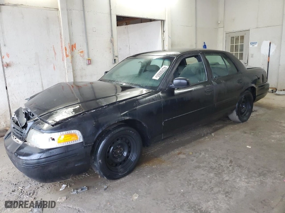 1999 Ford Crown Victoria Police Pkg with VIN 2FAFP71W7XX105850, listed as a Copart auction lot 43760905 with 308,252 mi miles and Salvage Title. Bid and sale history available at carsss.com. Image 1.