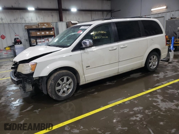 2008 Chrysler Town & Country Touring with VIN 2A8HR54P78R768842, listed as a Copart auction lot 51299365 with 174,338 mi miles and Salvage Title. Bid and sale history available at carsss.com. Image 1.