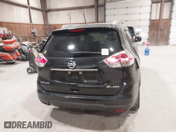 2016 Nissan Rogue SL with VIN 5N1AT2MV9GC755584, listed as a IAAI auction lot 42106132 with 83,514 mi miles and . Bid and sale history available at DreamBid. Image 16.