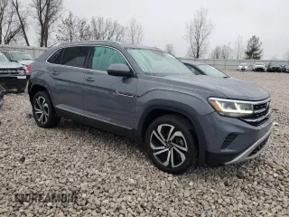 2021 Volkswagen Atlas SEL Premium with VIN 1V2TE2CA4MC227483, listed as a Copart auction lot 80266004 with 45,614 mi miles and Salvage title. Bid and sale history available at DreamBid. Image 4.