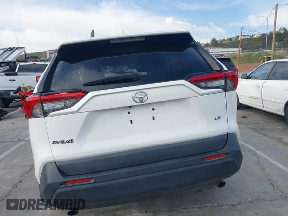 2022 Toyota RAV4 LE with VIN 2T3K1RFV3NC188126, listed as a IAAI auction lot 42037772 with 54,057 mi miles. Bid and sale history available at carsss.com. Image 16.