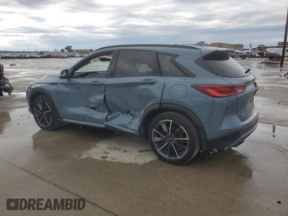 2024 Infiniti QX50 Sport with VIN 3PCAJ5FA9RF101213, listed as a Copart auction lot 81132864 with 16,428 mi miles and Salvage title. Bid and sale history available at DreamBid. Image 2.