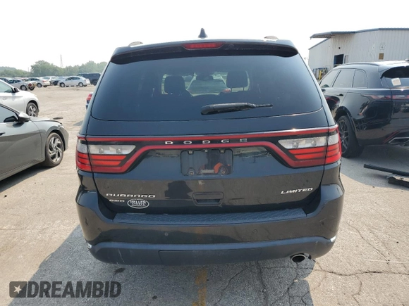 2016 Dodge Durango Limited with VIN 1C4RDJDG9GC301822, listed as a Copart auction lot 66530145 with 189,397 mi miles and Clean title. Bid and sale history available at DreamBid. Image 6.