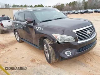 2013 Infiniti QX56 with VIN JN8AZ2NE8D9061306, listed as a IAAI auction lot 41621298 with 164,962 mi miles and . Bid and sale history available at DreamBid. Image 1.