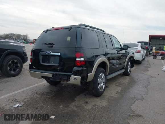 2008 Ford Explorer Eddie Bauer with VIN 1FMEU64E48UA79367, listed as a IAAI auction lot 41807919 with 211,458 mi miles. Bid and sale history available at carsss.com. Image 4.