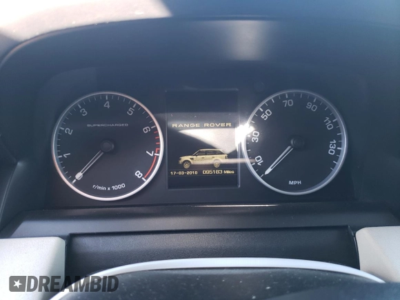 2011 Land Rover Range Rover with VIN SAL5H2E47BA266615, listed as a Copart auction lot 39934113 with 95,183 mi miles and Salvage Title. Bid and sale history available at DreamBid. Image 9.