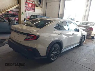 2024 Subaru WRX with VIN JF1VBAB68R9808697, listed as a IAAI auction lot 41753428 with 5,054 mi miles and . Bid and sale history available at DreamBid. Image 4.