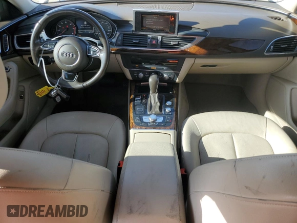 2016 Audi A6 2.0T Premium with VIN WAUCFAFC3GN067169, listed as a Copart auction lot 84607794 with 92,753 mi miles and Salvage Title. Bid and sale history available at carsss.com. Image 8.