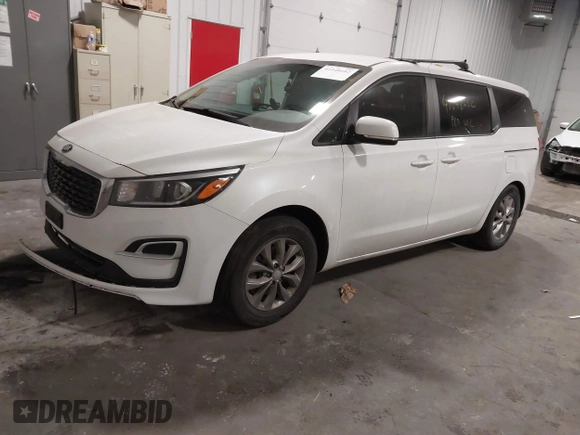 2019 Kia Sedona L with VIN KNDMA5C1XK6524868, listed as a IAAI auction lot 41048602 with 82,511 mi miles. Bid and sale history available at carsss.com. Image 17.