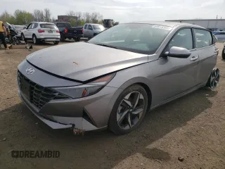 2023 Hyundai Elantra Limited z VIN KMHLP4AG6PU521783, wystawiony jako Copart lot #54615365 z przebiegiem Nie podano mil oraz Szkoda całkowita • Salvage title. Historia ofert i sprzedaży dostępna na DreamBid. Obrazek 1.