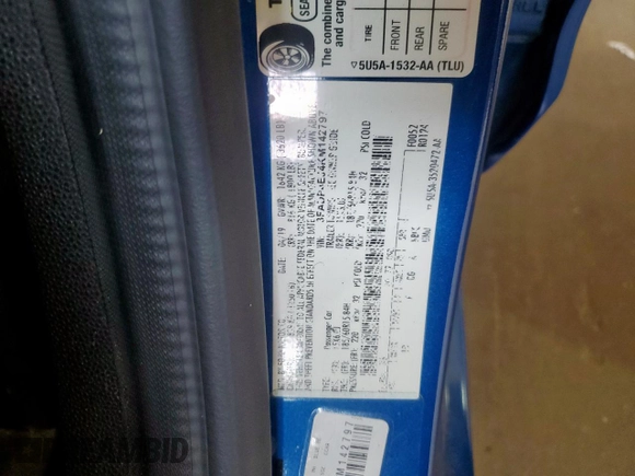2019 Ford Fiesta SE z VIN 3FADP4EJ4KM142797, wystawiony jako Copart lot #56876095 z przebiegiem 82 545 mil mil oraz Szkoda całkowita • Salvage title. Historia ofert i sprzedaży dostępna na DreamBid. Obrazek 13.