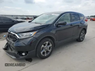 2018 Honda CR-V EX with VIN 2HKRW1H54JH511985, listed as a Copart auction lot 53508165 with 48,601 mi miles and Salvage Title. Bid and sale history available at carsss.com. Image 1.