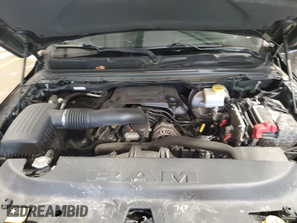 2019 Ram 1500 Limited with VIN 1C6SRFHT1KN810346, listed as a Copart auction lot 56713315 with 87,066 mi miles and Salvage title. Bid and sale history available at DreamBid. Image 11.