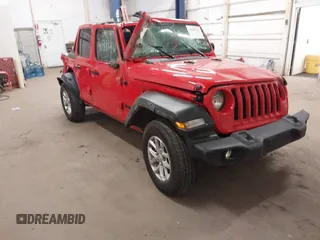 2023 Jeep Wrangler Sport S with VIN 1C4HJXDN1PW630003, listed as a IAAI auction lot 40989202 with 48,000 mi miles and . Bid and sale history available at DreamBid. Image 1.
