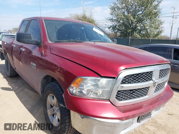2015 Ram 1500 Lone Star with VIN 1C6RR6GG9FS674896, listed as a IAAI auction lot 41569222 with 220,505 mi miles. Bid and sale history available at carsss.com. Image 1.