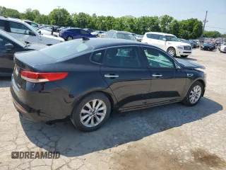 2017 Kia Optima LX with VIN 5XXGT4L36HG123511, listed as a Copart auction lot 58743865 with 120,039 mi miles and Salvage title. Bid and sale history available at DreamBid. Image 3.