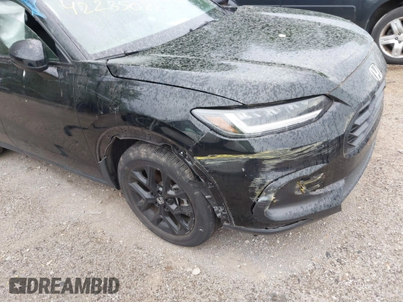 2024 Honda HR-V Sport with VIN 3CZRZ2H57RM701390, listed as a IAAI auction lot 42235082 with 10,001 mi miles and . Bid and sale history available at DreamBid. Image 6.