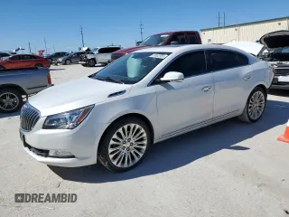 2015 Buick LaCrosse Premium II with VIN 1G4GF5G36FF143868, listed as a Copart auction lot 45902995 with 118,976 mi miles and Salvage Title. Bid and sale history available at DreamBid. Image 1.
