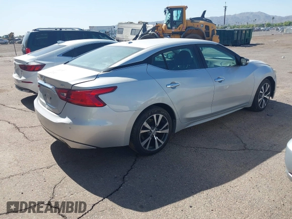 2017 Nissan Maxima Platinum with VIN 1N4AA6AP7HC400248, listed as a IAAI auction lot 42228813 with 221,209 mi miles and . Bid and sale history available at DreamBid. Image 4.