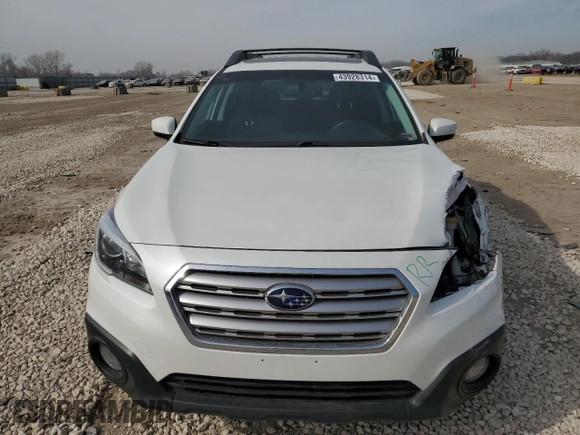 2017 Subaru Outback Premium with VIN 4S4BSADC9H3296719, listed as a Copart auction lot 43928314 with 112,260 mi miles and Salvage title. Bid and sale history available at DreamBid. Image 5.