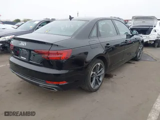 2019 Audi A4 Premium with VIN WAUGMAF45KN021738, listed as a IAAI auction lot 41583455 with 53,337 mi miles. Bid and sale history available at carsss.com. Image 4.