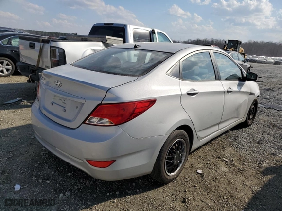 2015 Hyundai Accent GLS with VIN KMHCT4AE1FU914535, listed as a Copart auction lot 48398245 with 165,205 mi miles and Salvage Title. Bid and sale history available at carsss.com. Image 3.