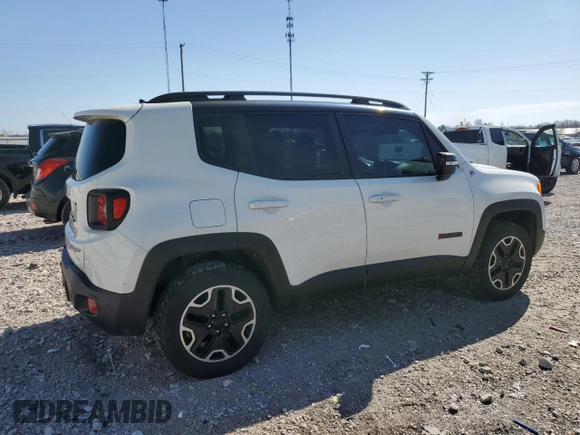 2016 Jeep Renegade Trailhawk with VIN ZACCJBCT2GPC65759, listed as a Copart auction lot 48846715 with 134,894 mi miles and Salvage title. Bid and sale history available at DreamBid. Image 3.