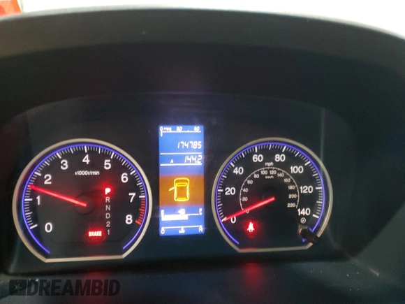 2011 Honda CR-V LX with VIN 5J6RE4H3XBL004776, listed as a Copart auction lot 50691725 with 174,785 mi miles and Salvage Title. Bid and sale history available at DreamBid. Image 9.