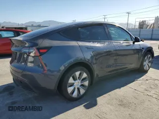 2023 Tesla Model Y Long Range with VIN 7SAYGDEE6PA032862, listed as a Copart auction lot 46542405 with 12,181 mi miles and Salvage Title. Bid and sale history available at DreamBid. Image 3.