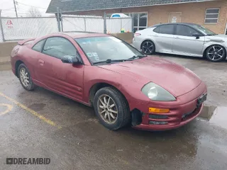 2002 Mitsubishi Eclipse GS with VIN 4A3AC44G72E082080, listed as a IAAI auction lot 41755023 with 151,057 mi miles. Bid and sale history available at carsss.com. Image 1.