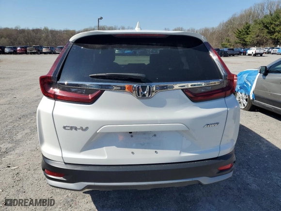 2022 Honda CR-V EX with VIN 2HKRW2H54NH609233, listed as a Copart auction lot 50623035 with 62,527 mi miles and Salvage Title. Bid and sale history available at carsss.com. Image 6.