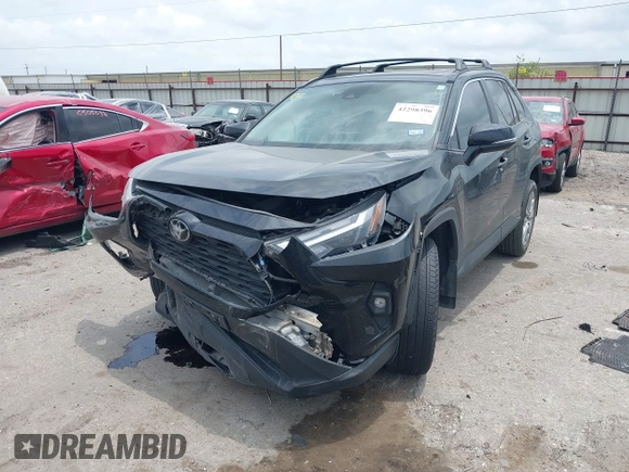2023 Toyota RAV4 XLE Premium with VIN 2T3C1RFV9PC250006, listed as a IAAI auction lot 42298396 with 17,309 mi miles and . Bid and sale history available at DreamBid. Image 17.
