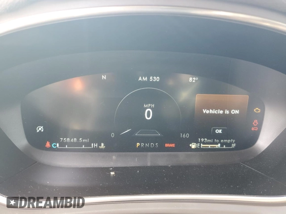 2019 Lincoln Nautilus Reserve with VIN 2LMPJ6LPXKBL51006, listed as a Copart auction lot 51213715 with 75,848 mi miles and Non repairable. Bid and sale history available at DreamBid. Image 9.