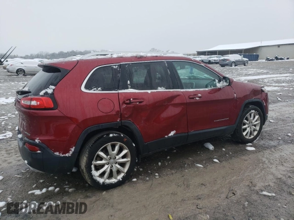 2017 Jeep Cherokee Limited with VIN 1C4PJLDS8HW549463, listed as a Copart auction lot 45791105 with 74,662 mi miles and Salvage Title. Bid and sale history available at carsss.com. Image 3.