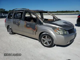 2006 Nissan Quest S Special Edition with VIN 5N1BV28U66N120471, listed as a Copart auction lot 83303184 with 0 mi miles and Non Repairable. Bid and sale history available at carsss.com. Image 4.