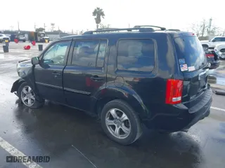 2013 Honda Pilot EX-L with VIN 5FNYF3H50DB036488, listed as a IAAI auction lot 41785377 with 1 mi miles. Bid and sale history available at carsss.com. Image 3.