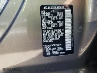2015 Nissan Quest S with VIN JN8AE2KP9F9130136, listed as a Copart auction lot 46804344 with 139,752 mi miles and Salvage Title. Bid and sale history available at carsss.com. Image 13.