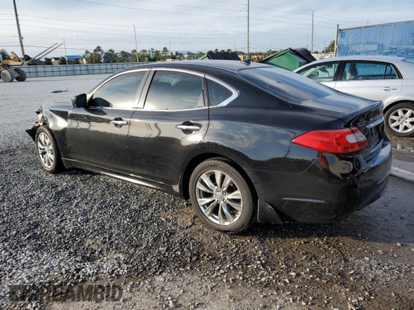 2011 Infiniti M37 with VIN JN1BY1AP0BM326172, listed as a Copart auction lot 86493184 with 175,156 mi miles and Salvage Title. Bid and sale history available at carsss.com. Image 2.