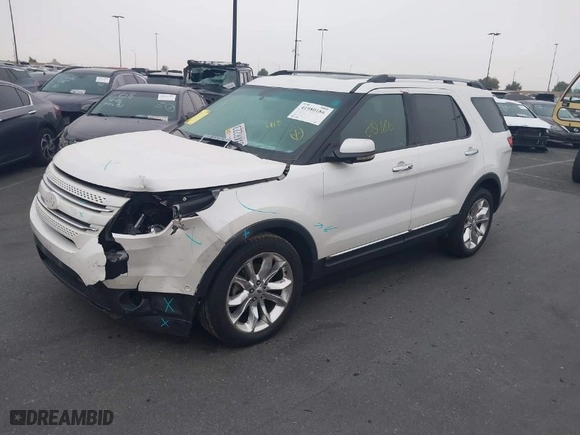 2012 Ford Explorer Limited with VIN 1FMHK8F89CGA36706, listed as a IAAI auction lot 41980186 with 87,110 mi miles. Bid and sale history available at carsss.com. Image 2.