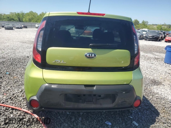 2015 Kia Soul with VIN KNDJN2A21F7812053, listed as a Copart auction lot 53486105 with 184,637 mi miles and Salvage Title. Bid and sale history available at DreamBid. Image 6.