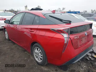 2017 Toyota Prius Two with VIN JTDKARFU3H3539680, listed as a IAAI auction lot 41895755 with 56,961 mi miles. Bid and sale history available at carsss.com. Image 3.