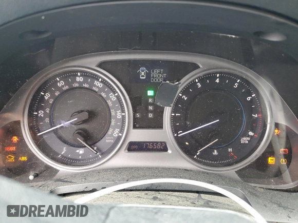 2008 Lexus IS 250 with VIN JTHBK262482073880, listed as a Copart auction lot 58174505 with 176,582 mi miles and Salvage title. Bid and sale history available at DreamBid. Image 9.