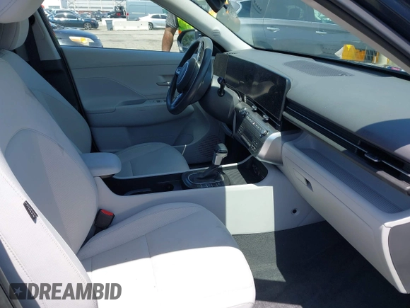 2024 Hyundai Kona SEL with VIN KM8HB3AB1RU057856, listed as a IAAI auction lot 42095258 with 9,928 mi miles. Bid and sale history available at carsss.com. Image 5.