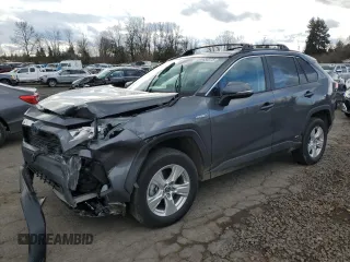 2021 Toyota RAV4 Hybrid LE with VIN 4T3MWRFV7MU048703, listed as a Copart auction lot 44434375 with 30,443 mi miles and Salvage Title. Bid and sale history available at carsss.com. Image 1.