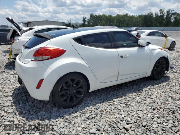 2013 Hyundai Veloster w/Gray Int with VIN KMHTC6AD7DU136483, listed as a Copart auction lot 56803725 with 159,794 mi miles and Salvage title. Bid and sale history available at DreamBid. Image 3.