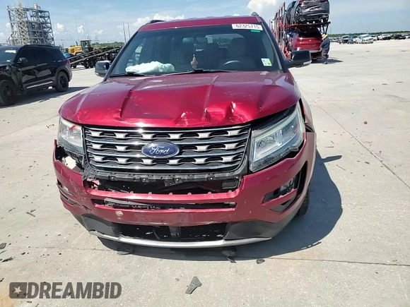 2017 Ford Explorer XLT with VIN 1FM5K7D80HGA31658, listed as a Copart auction lot 62325715 with 108,937 mi miles and Salvage title. Bid and sale history available at DreamBid. Image 14.