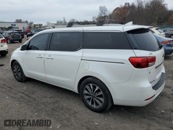 2015 Kia Sedona SX with VIN KNDMC5C19F6066689, listed as a Copart auction lot 85080314 with 154,972 mi miles and Clean Title. Bid and sale history available at carsss.com. Image 2.